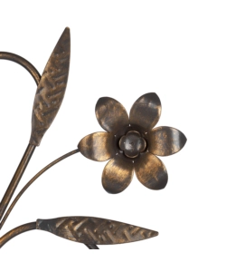 APPLIQUE 2 LUCE ONLI "ALGA" BRONZO E14